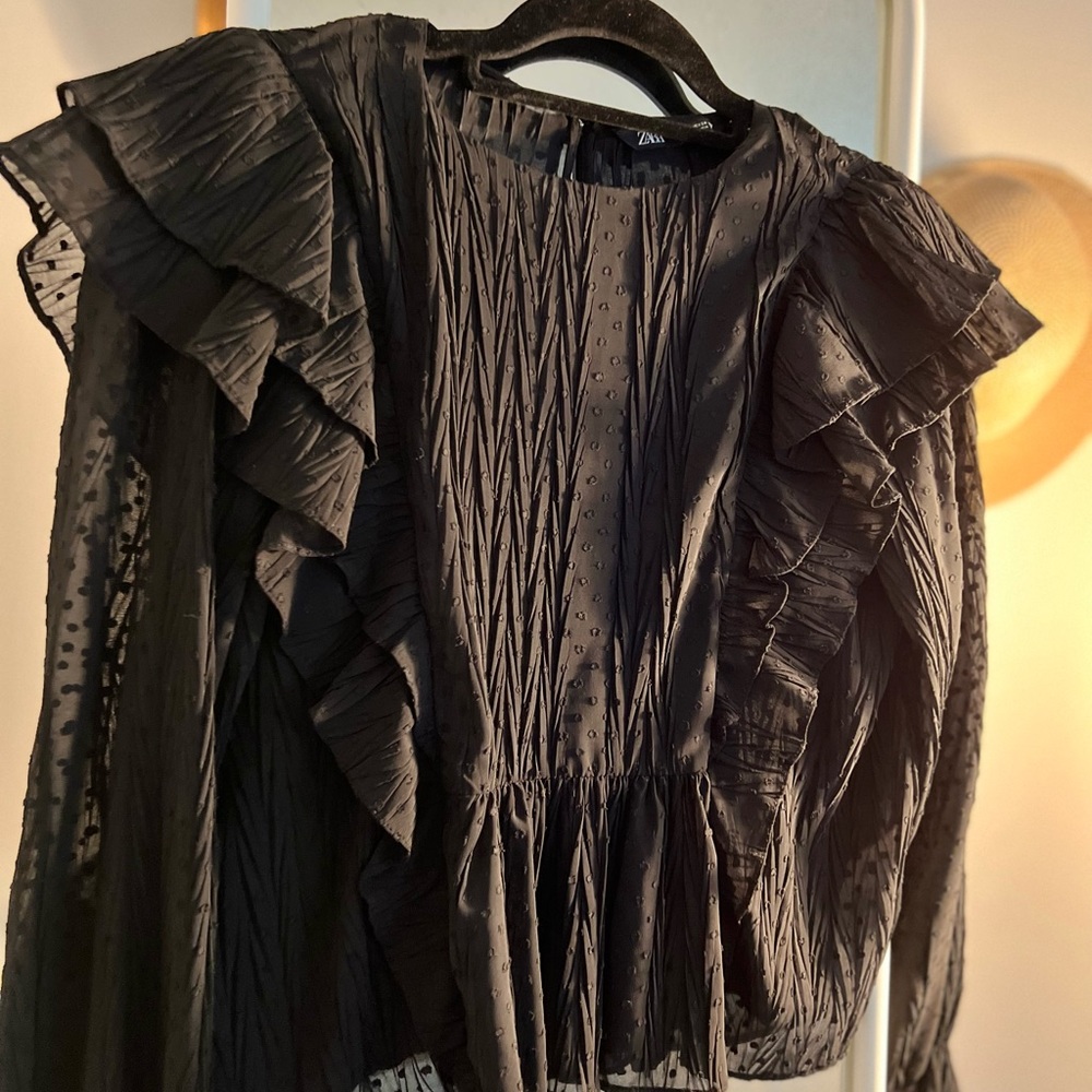 Zara Ruffle Blouse